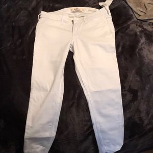 White hollister jeans